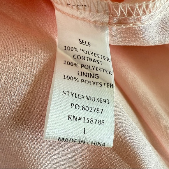 Amable by Mable NWT Pink Dress Size L - Picture 9 of 12